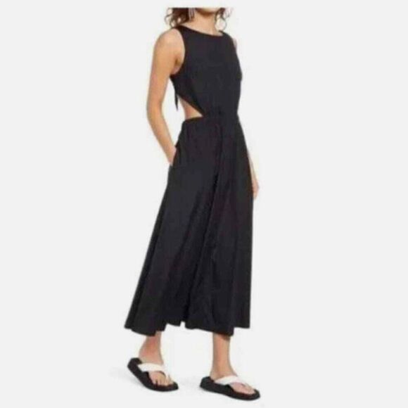 ✨Open Edit COLORFUL 🎨 Tie Open Back 100% Organic Cotton Maxi Dress✨ - Picture 4 of 14